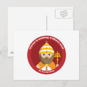 St. Leo the Great Postkarte (Vorne/Hinten)