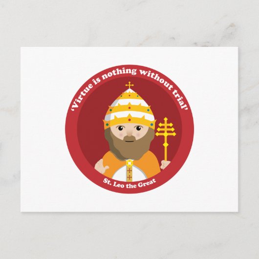 St. Leo the Great Postkarte (Vorderseite)