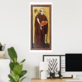 St. Leonard (Öl auf goldenem Boden) (Paar 12 Poster (Heimbüro)