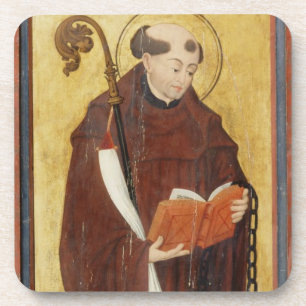 St Leonard (Öl auf Goldgrundplatte) (Paar von 12 Untersetzer