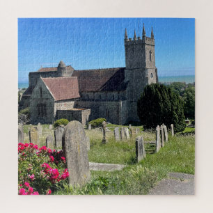 St. Leonards Kirche Hythe aus der Vogelperspektive Puzzle