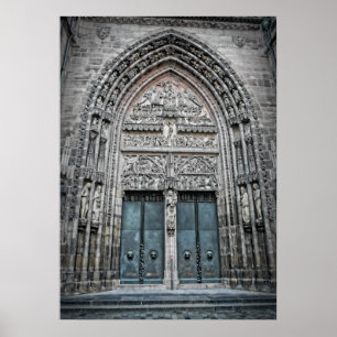St. Lorenz-Kathedrale - Nürnberg, Deutschland-Post Poster