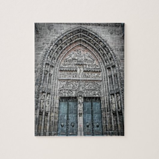 St Lorenz Kirchtüren - Nürnberg- 8x10 - 110 Stk. Puzzle (Vertikal)