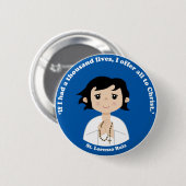 St. Lorenzo Ruiz Button (Vorne & Hinten)