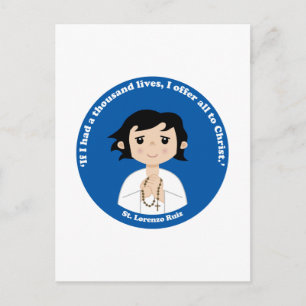St. Lorenzo Ruiz Postkarte