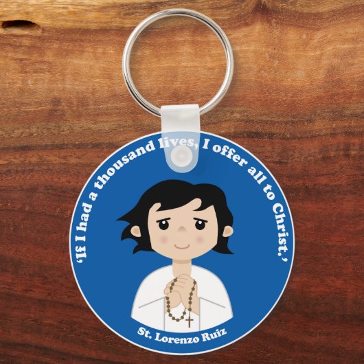 St. Lorenzo Ruiz Schlüsselanhänger (Vorderseite)