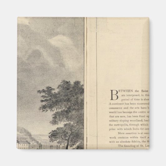 St. Louis, 1832 Magnet (Vorne)