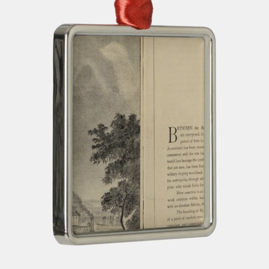 St. Louis, 1832 Silbernes Ornament (Rechts)