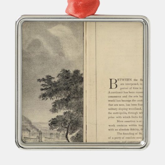 St. Louis, 1832 Silbernes Ornament (Vorne)