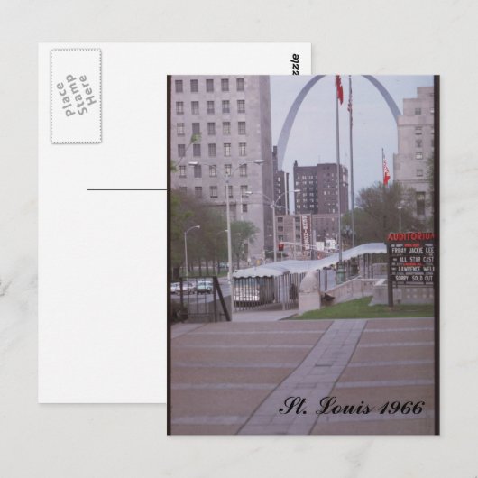 St. Louis 1966 Postcard Postkarte (Vorne/Hinten)