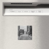 St Louis Alley Grayscale Magnet (In Situ (Geschirrspüler))