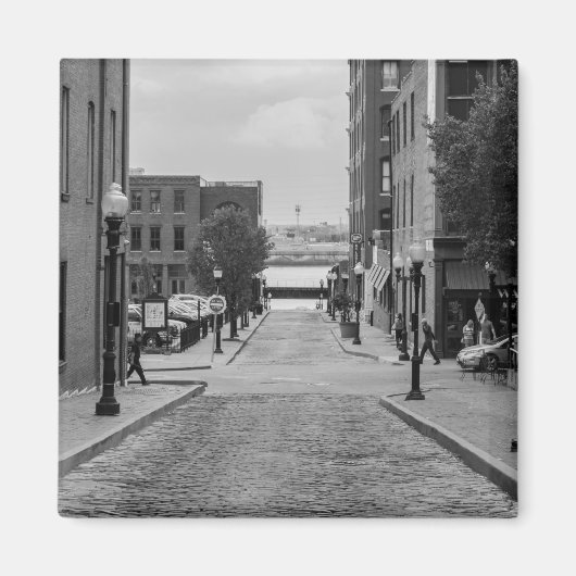St Louis Alley Grayscale Magnet (Vorne)
