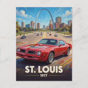 St. Louis American Road Cruiser 1977 Missouri Postkarte