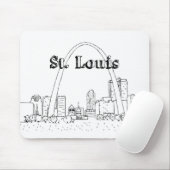 St. Louis Arc Urlaub Zeichnend Urlaub Kunst- und K Mousepad (Mit Mouse)
