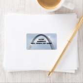 St. Louis Arch Address Labels Adressaufkleber (Insitu)