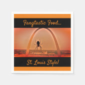 St Louis Arch - Cocktail & Party Napkins Serviette (Vorderseite)