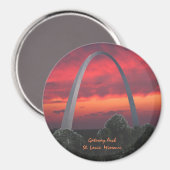 St. Louis Arch Magnet (Vorderseite/Rückseite)