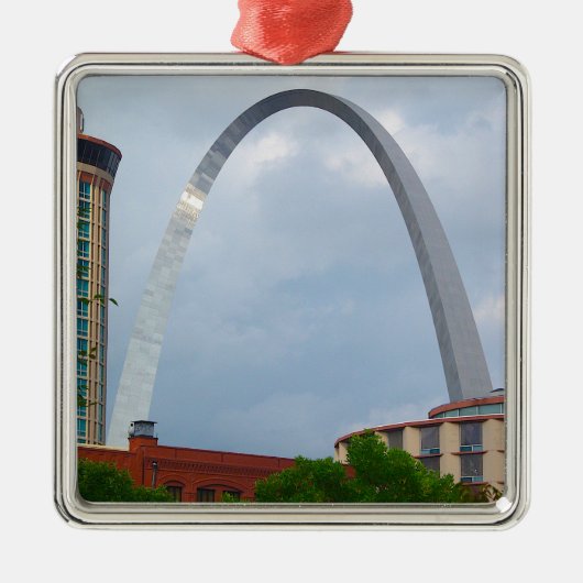 St. Louis Arch Ornament Aus Metall (Vorne)