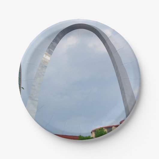 St. Louis Arch Pappteller (Vorderseite)