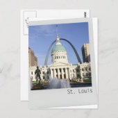 St. Louis arch Postcard Postkarte (Vorne/Hinten)