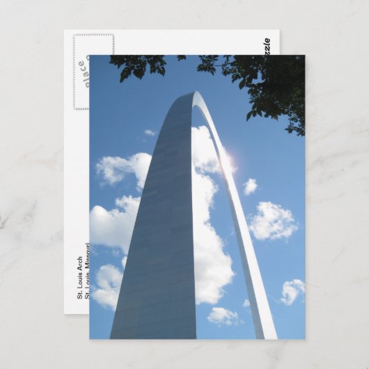 St. Louis Arch Postcard Postkarte (Vorne/Hinten)