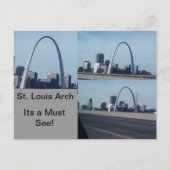 St. Louis Arch Postkarte (Vorderseite)