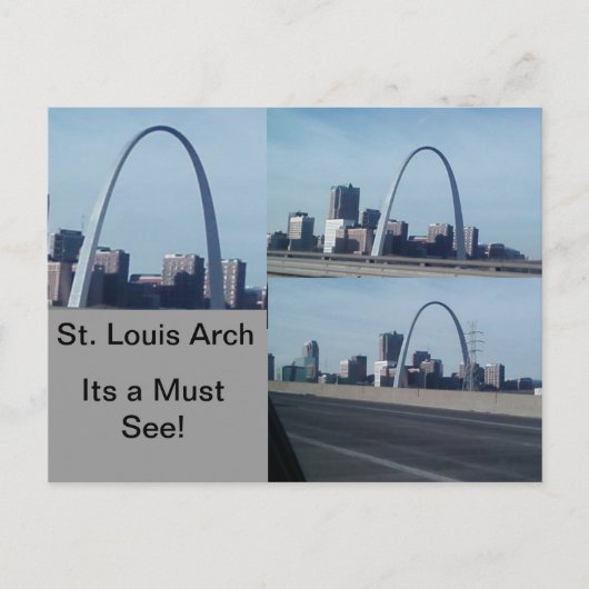 St. Louis Arch Postkarte (Vorderseite)