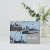 St. Louis Arch Postkarte (Stehend Vorderseite)