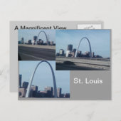 St. Louis Arch Postkarte (Vorne/Hinten)