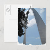 St. Louis Arch Postkarte (Vorne/Hinten)