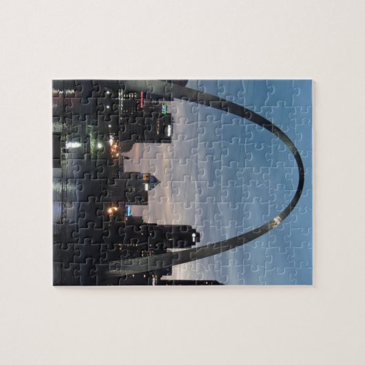 St Louis Arch Skyline Puzzle (Horizontal)
