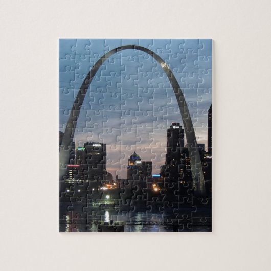 St Louis Arch Skyline Puzzle (Vertikal)