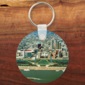 St. Louis Arch und Skyline Schlüsselanhänger (Vorderseite)