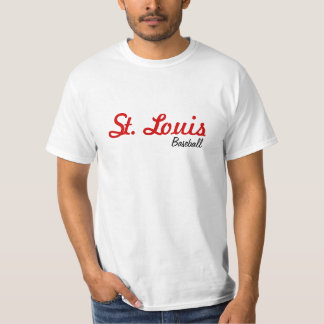 ST. LOUIS BASEBALL WEISSWERT T - SHIRT