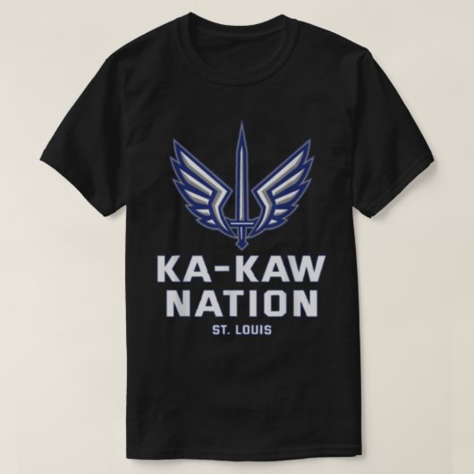St Louis Battlehawks Ka Kaw T-Shirt (Design vorne)
