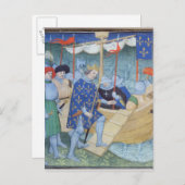 St. Louis beginnt für die Kreuzzüge Postkarte (Vorne/Hinten)