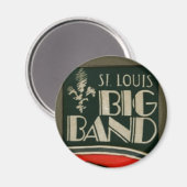 St. Louis Big Band Magnet (Vorderseite/Rückseite)