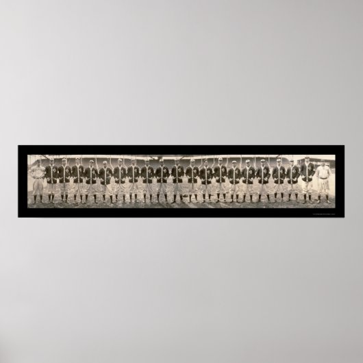 St Louis Browns Team Foto 1909 Poster (Vorne)