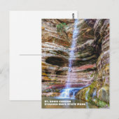 St. Louis Canyon, Starved Rock Staat Park Postkarte (Vorne/Hinten)