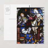 St. Louis Cathedral gesteinigtes Glas Postkarte (Vorne/Hinten)