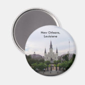 St Louis Cathedral Magnet (Vorderseite/Rückseite)