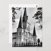 St. Louis Cathedral New Orleans Club Postkarte (Vorne/Hinten)
