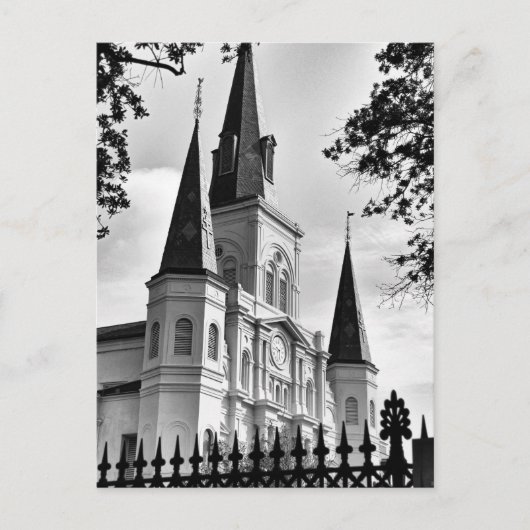 St. Louis Cathedral New Orleans Club Postkarte (Vorderseite)