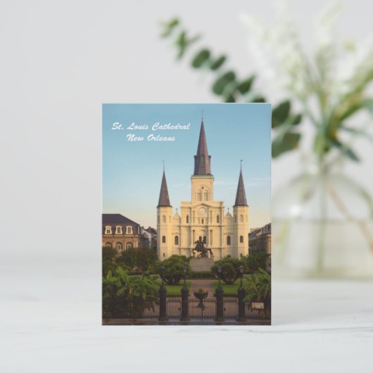 St. Louis Cathedral New Orleans Postkarte (Stehend Vorderseite)