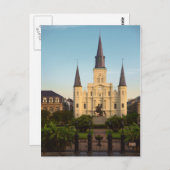 St. Louis Cathedral New Orleans Postkarte (Vorne/Hinten)