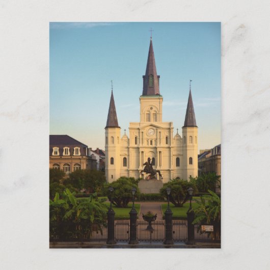 St. Louis Cathedral New Orleans Postkarte (Vorderseite)