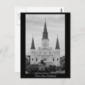 St. Louis Cathedral Postkarte (Vorne/Hinten)