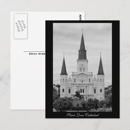 St. Louis Cathedral Postkarte (Vorne/Hinten)
