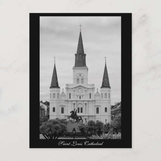 St. Louis Cathedral Postkarte (Vorderseite)