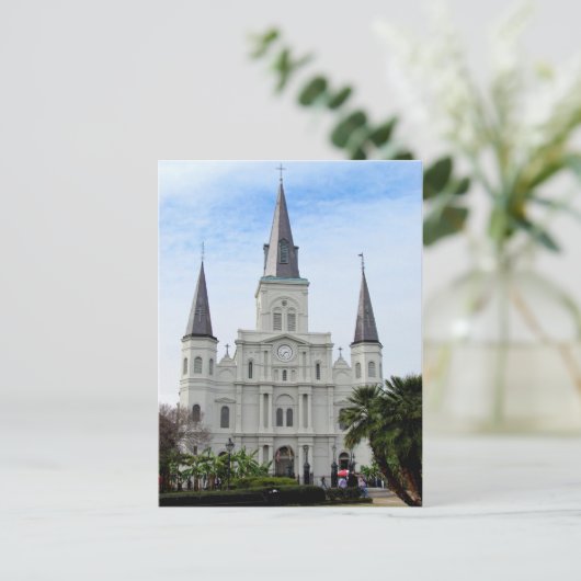 St. Louis Cathedral Postkarte (Stehend Vorderseite)